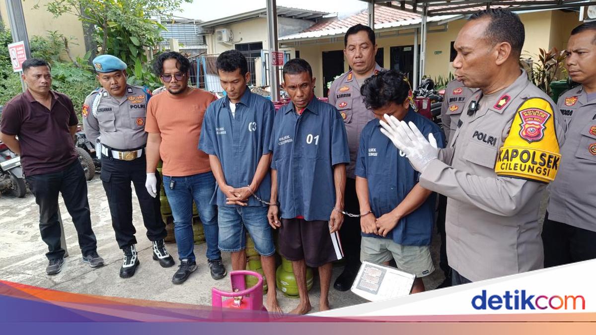 Tak Henti Polisi Gerebek Pengoplos Gas LPG di Cileungsi