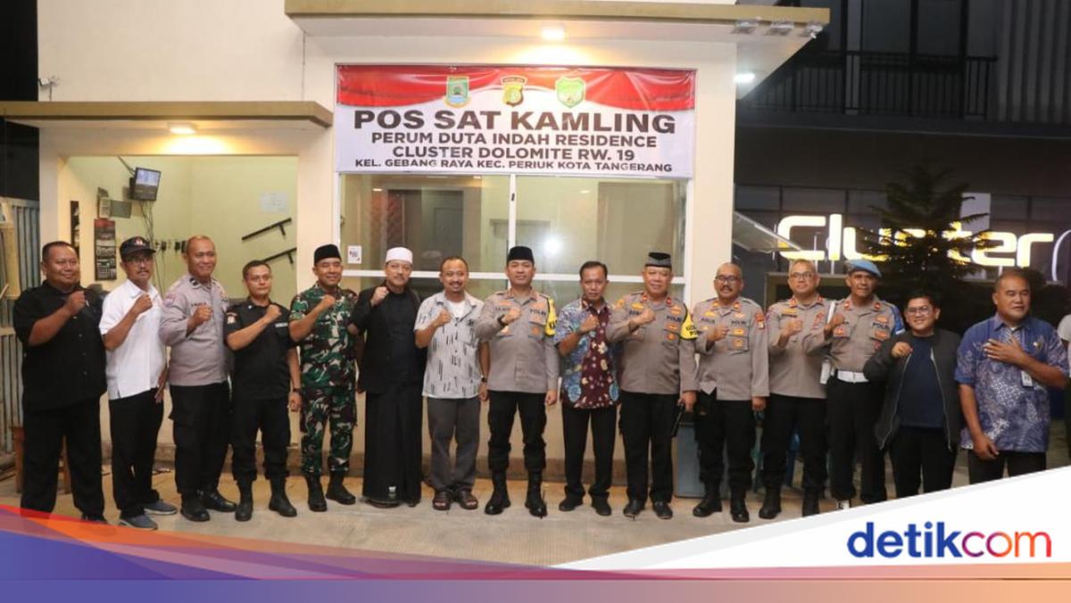Polres Tangerang Kota Gelar Kegiatan Jaga Jakarta, Cek Pos Satkamling di Periuk