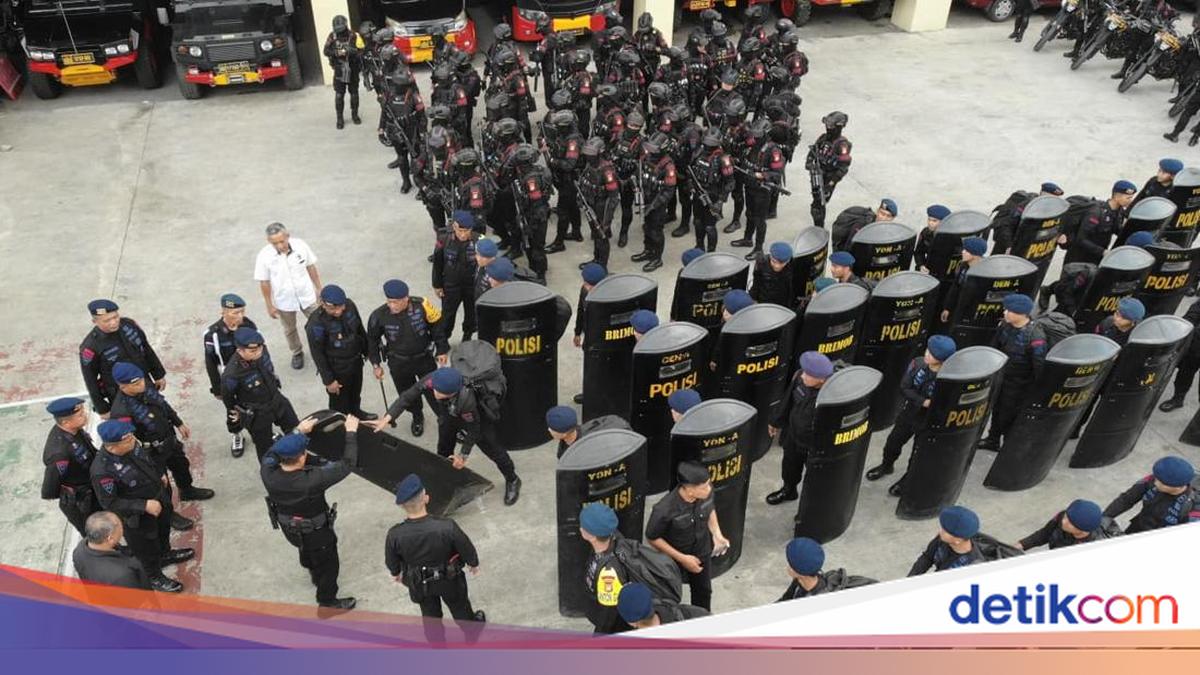 Brimob Polda Metro Gelar Apel Siap Siaga