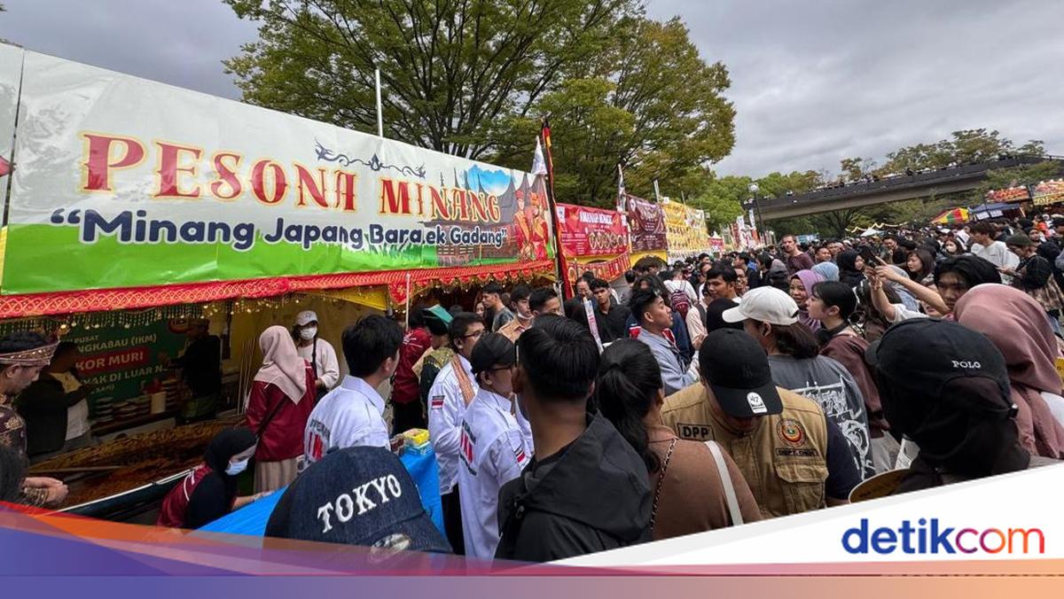 Antrean Rendang IKM di Tokyo Mengular, Pengunjung Rela Tunggu hingga 2 Jam