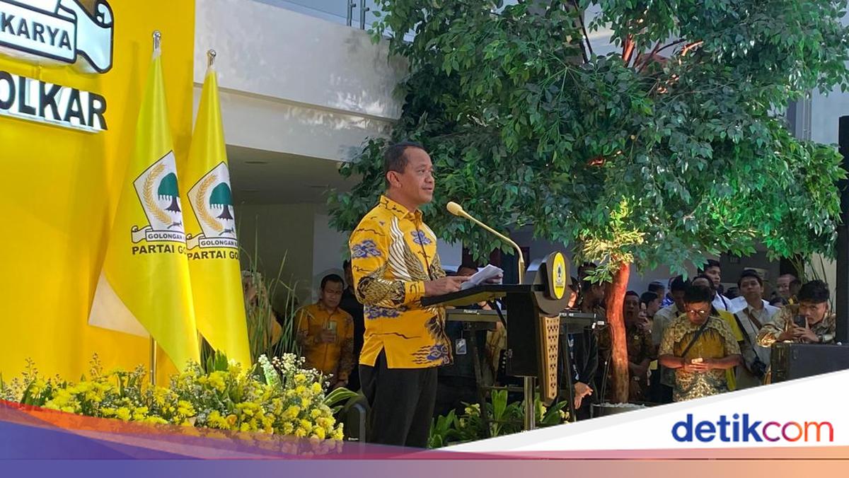 Bahlil Sapa Satu-satu Waketum di HUT Golkar: Saya Pakai Gaya Pak Prabowo