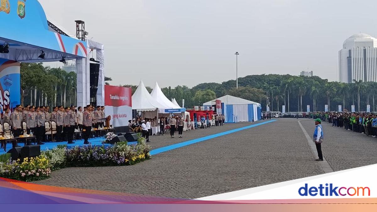 Di Hadapan Kapolri, Driver Ojol Deklarasi Jaga Keamanan Jakarta