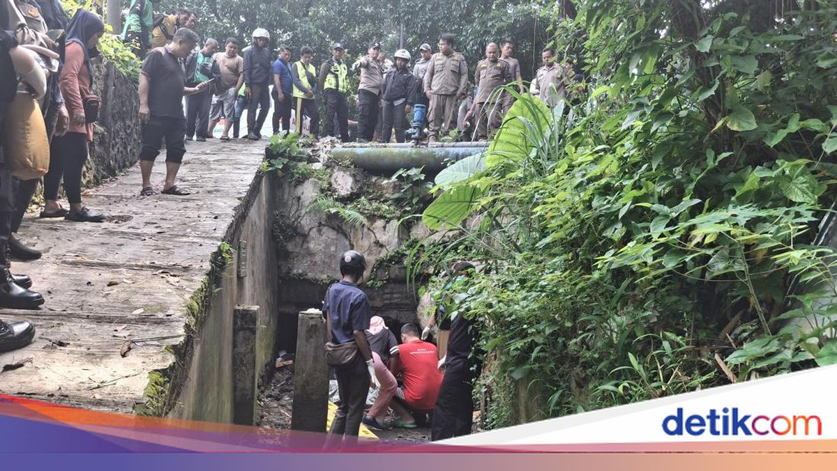Detik-detik Pemotor Tewas Jatuh dari Tebing Parit Bogor Akibat Gagal Nanjak