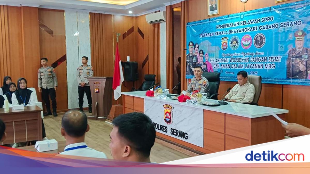 Cegah Kasus Keracunan MBG, Polres Serang Gelar Pelatihan Relawan SPPG