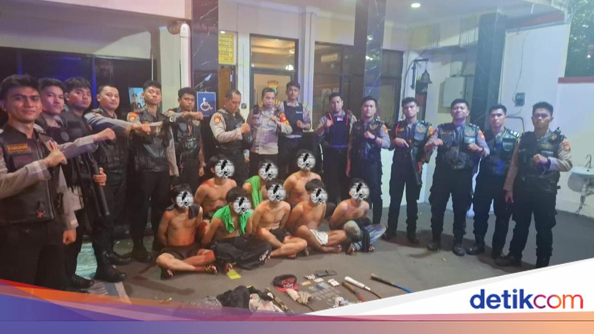8 Pelaku Tawuran Dibekuk di Jakpus, Narkoba hingga Molotov Disita