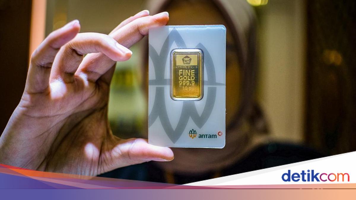Harga Emas Antam Turun Rp 15.000/Gram Dalam Sepekan, Buyback Turun Rp 4.000