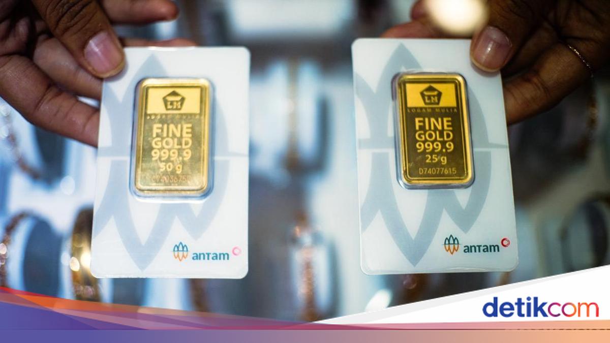 Harga emas Antam naik Rp 7 ribu, cek daftar hari ini