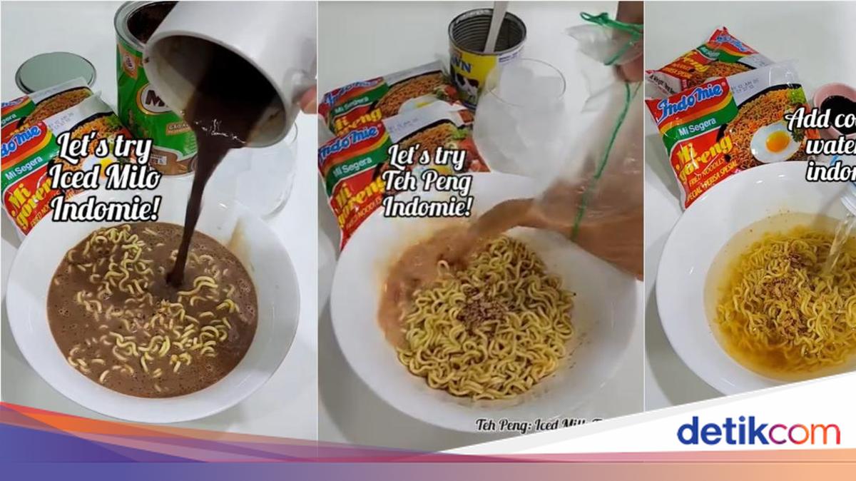 Nyeleneh! Kreasi Indomie Goreng Campur Milo hingga Teh Susu