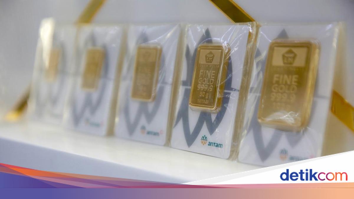 Harga Emas Antam Hari Ini Jatuh hingga Rp 40.000 per Gram!