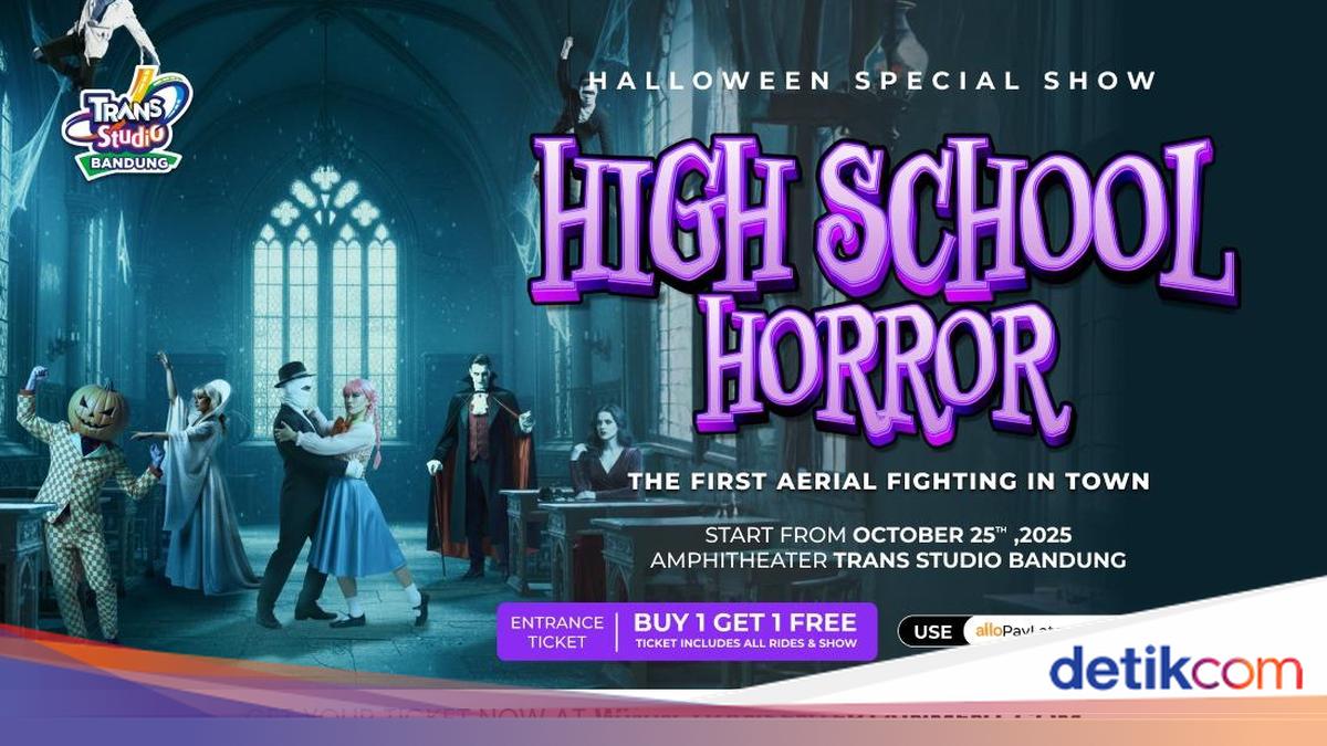 Halloween Seru Nonton Highschool Horror di Trans Studio Bandung