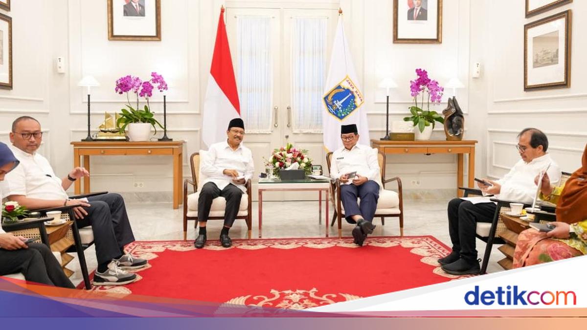 Ini yang Dibahas dalam Pertemuan Gus Ipul dan Pramono Anung di Balai Kota