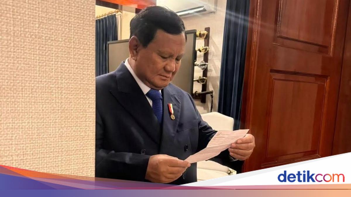 Prabowo Terima Surat Ucapan Ultah dari Siswa Sekolah Rakyat, Ini Isi Pesannya