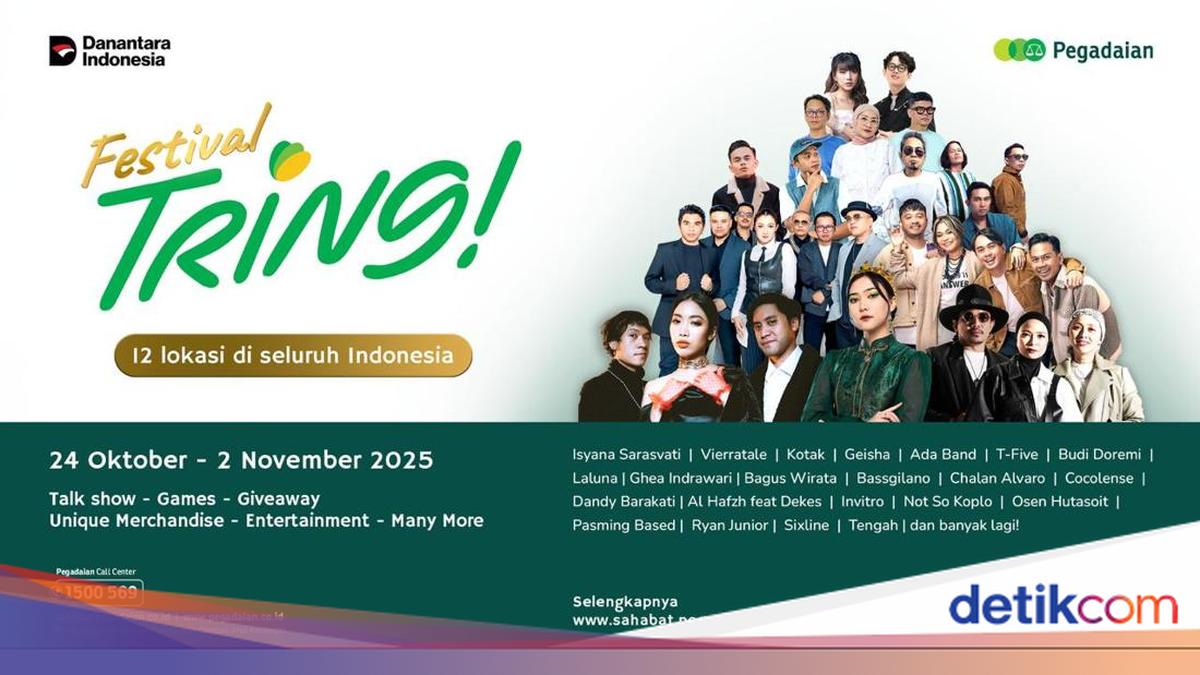 Bertabur Bintang &amp; Promo Emas, Pegadaian Gelar Festival Tring! di 12 Kota
