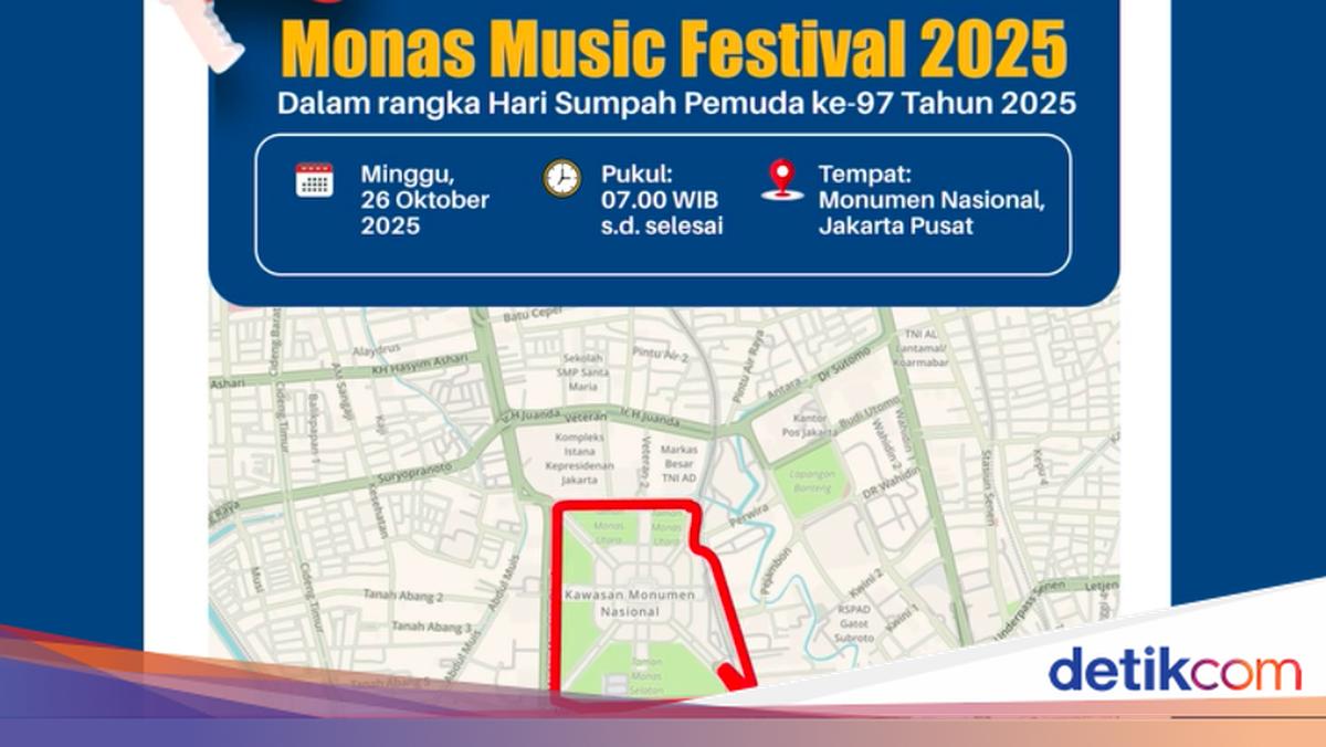 Ada Peringatan Sumpah Pemuda di Monas Besok, Lalin Diprediksi Padat