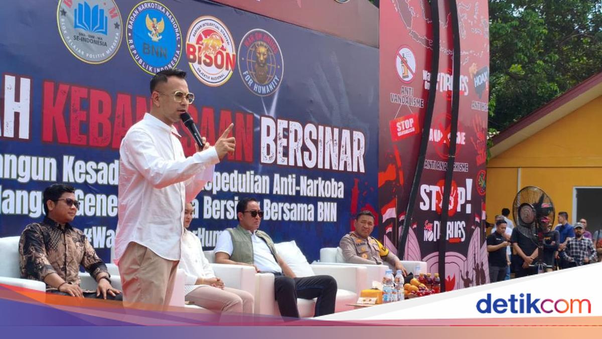 Ajak Pelajar Waspada, Raffi Ahmad Cerita Jadi Korban Penyalahgunaan Narkoba