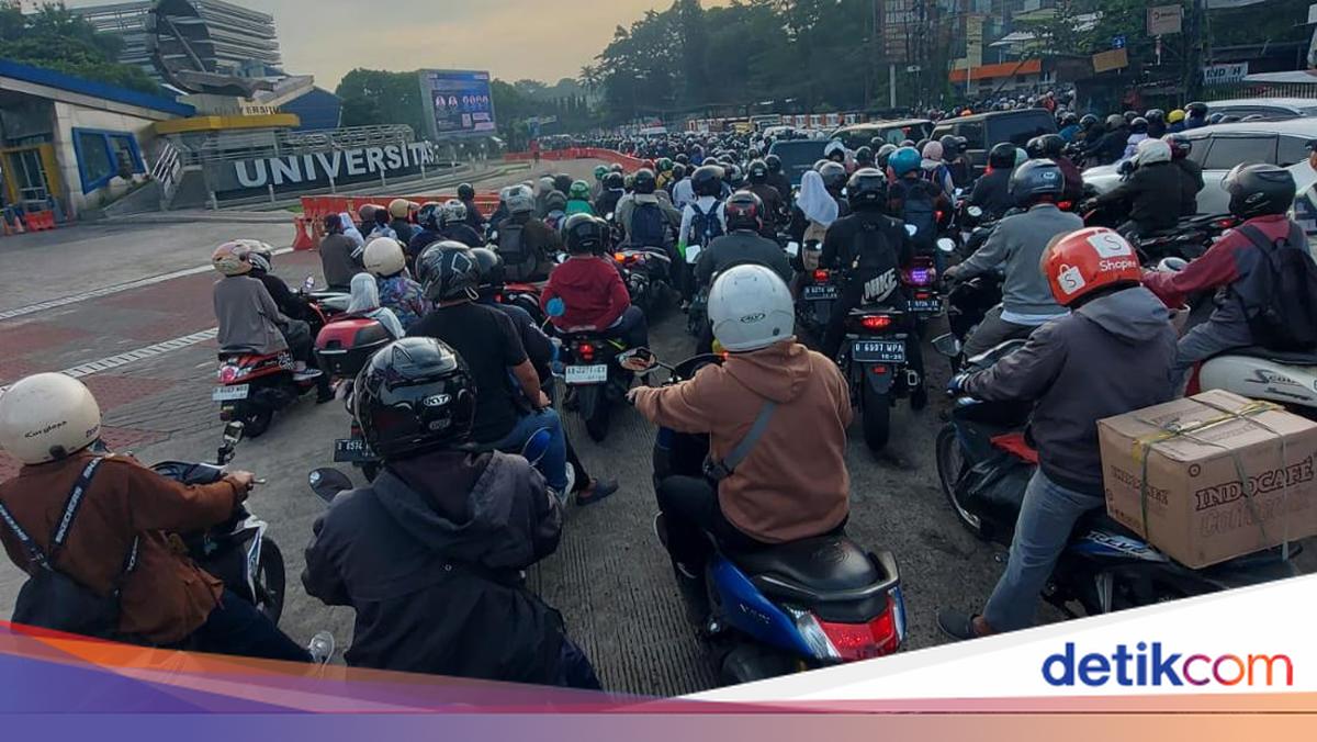 Polisi Ungkap Penyebab Macet Parah di Pondok Cabe Tangsel Pagi Ini