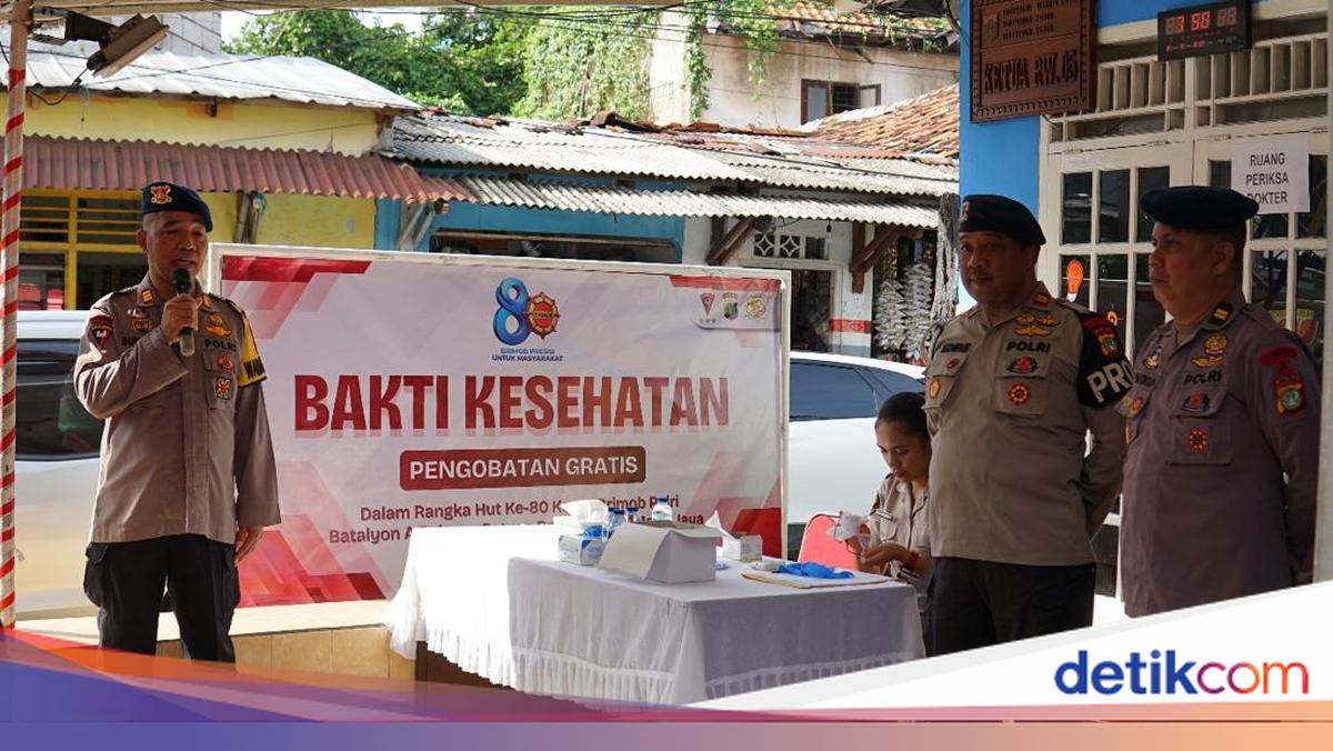 Sambut HUT Korps Brimob, Polda Metro Gelar Bakti Kesehatan untuk Masyarakat