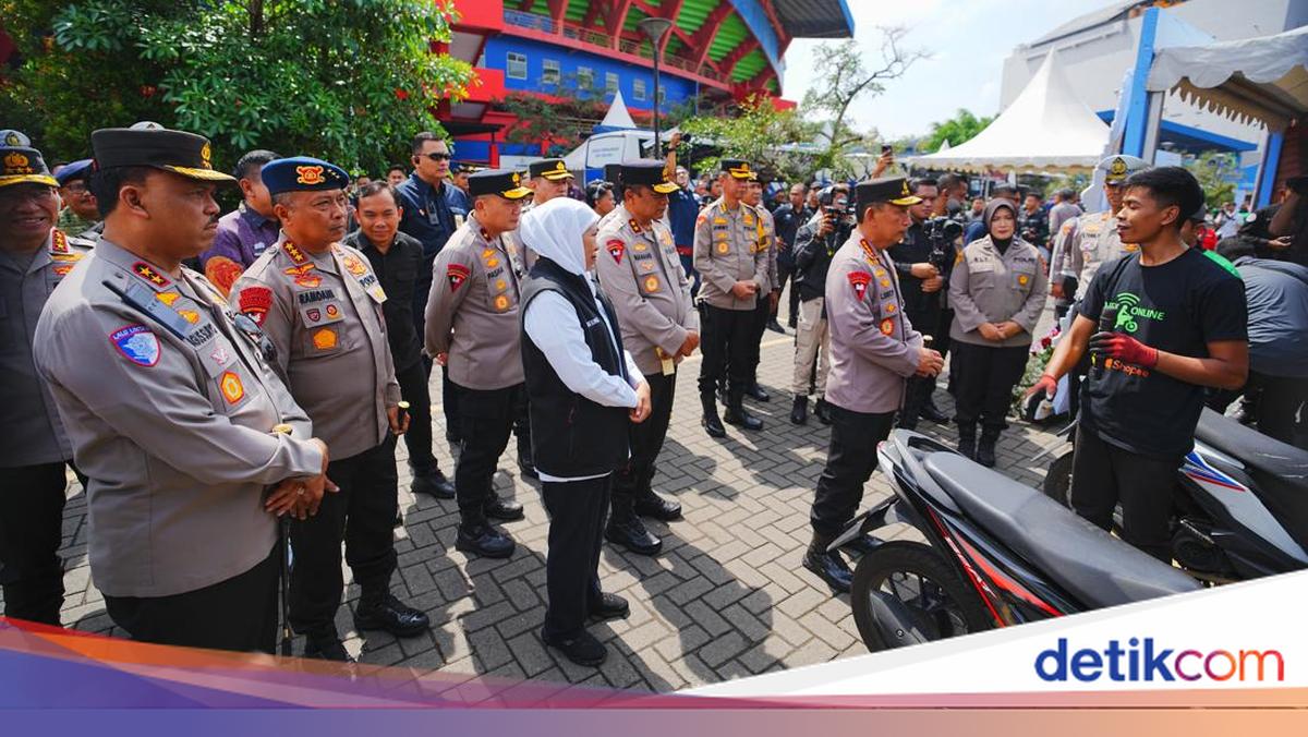 Kakorlantas Dampingi Kapolri di Apel Ojol Kamtibmas di Jawa Timur
