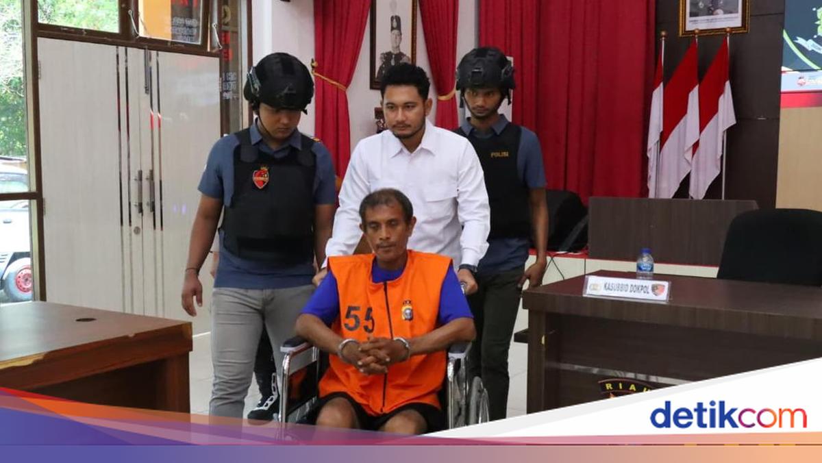 Tampang Pria Bejat di Riau yang Bunuh Teman dan Paksa Istri Threesome