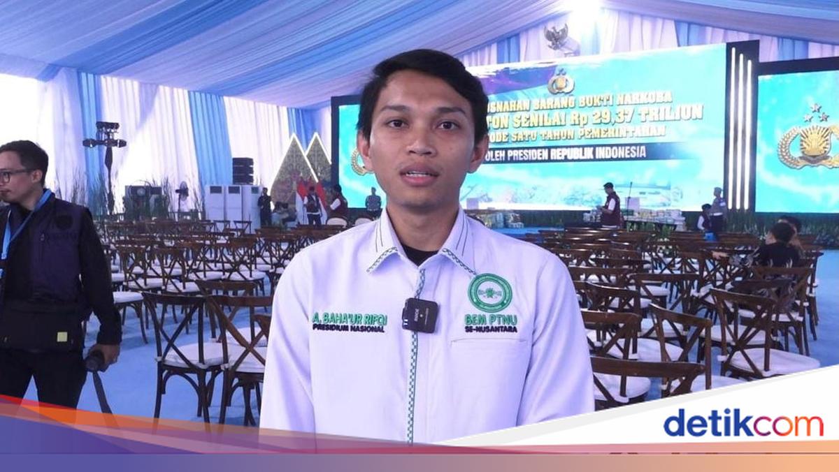 Mahasiswa NU Apresiasi Pemusnahan Barang Bukti 214 Ton Narkoba: Kami Dukung