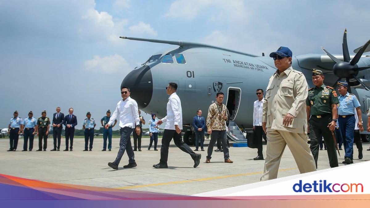 Prabowo Minta Airbus A400M Dipasang Modul Ambulans-Pemadam Karhutla