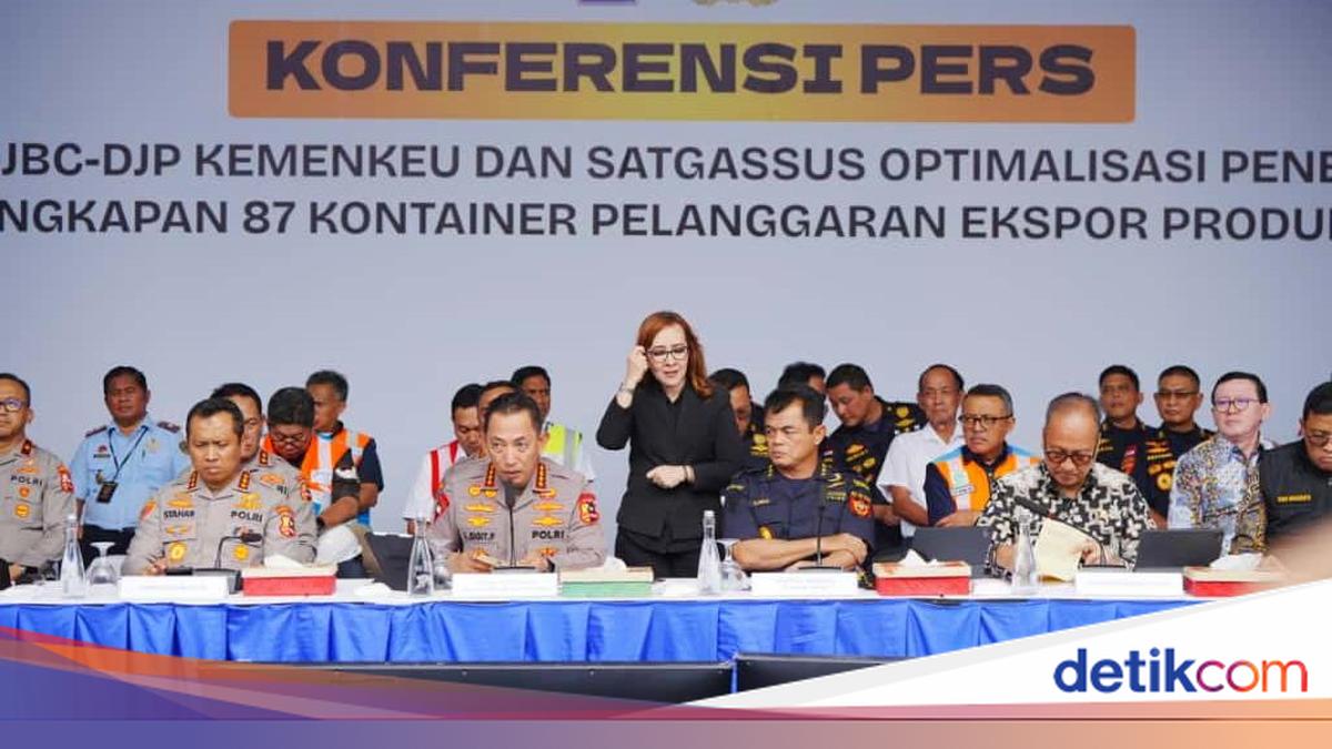 Kapolri Ungkap 87 Kontainer Diamankan Kelabui Ekspor Turunan CPO