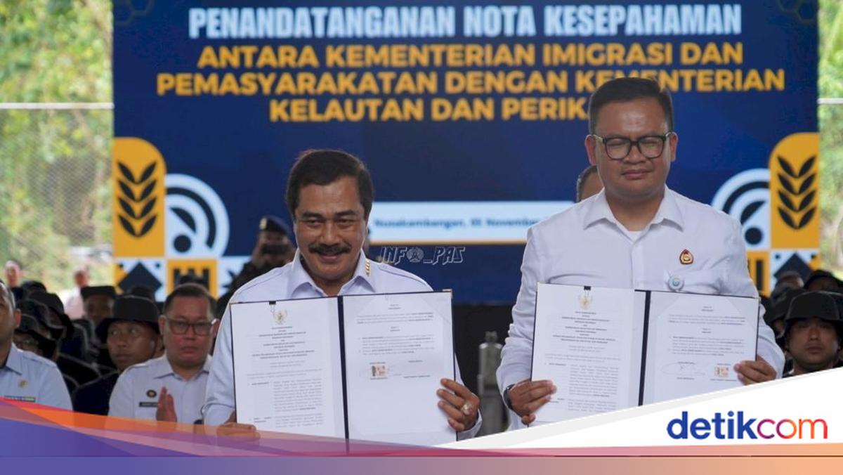 Kemenimipas-KKP Kerja Sama Perkuat Ketahanan Pangan Perikanan di Nusakambangan