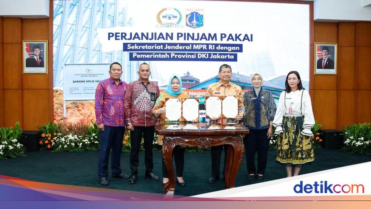 MPR & Pemprov DKI Teken Perjanjian Pinjam Pakai Barang Milik Negara