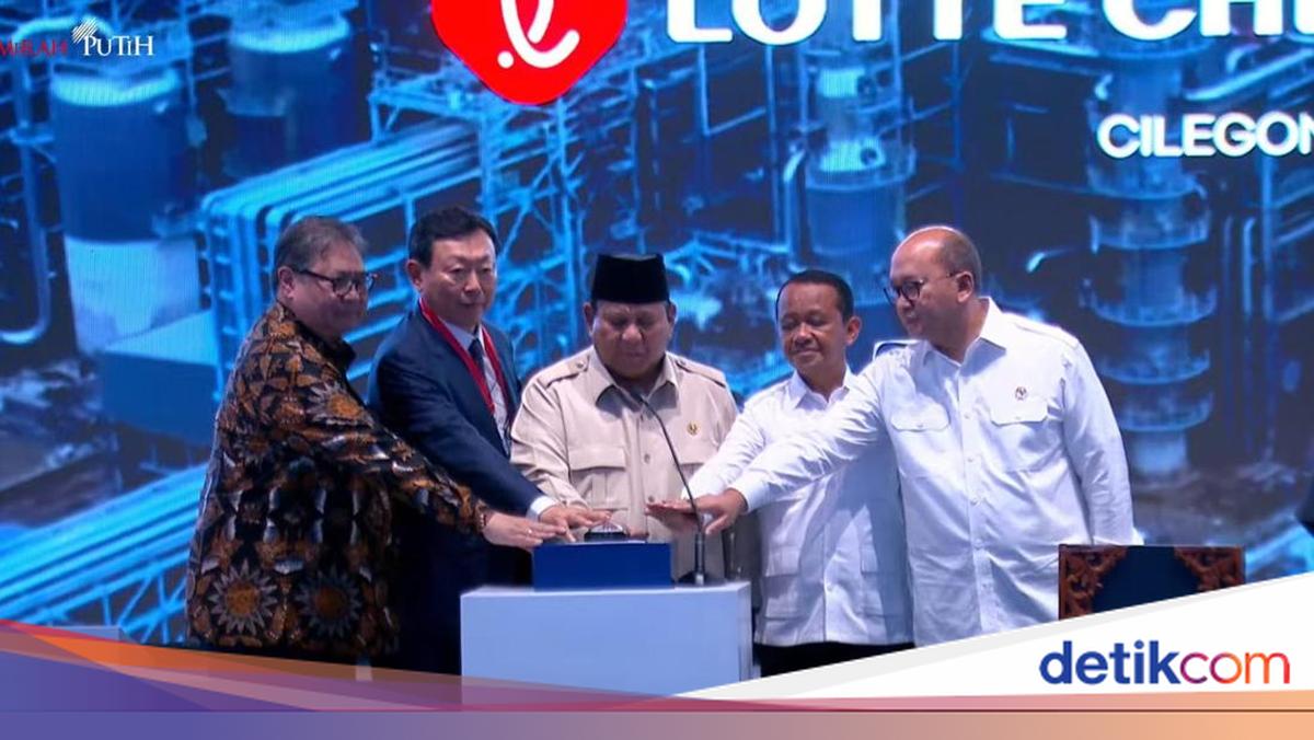 Prabowo Resmikan Pabrik Petrokimia di Cilegon Milik PT LCI, Terbesar Se-ASEAN