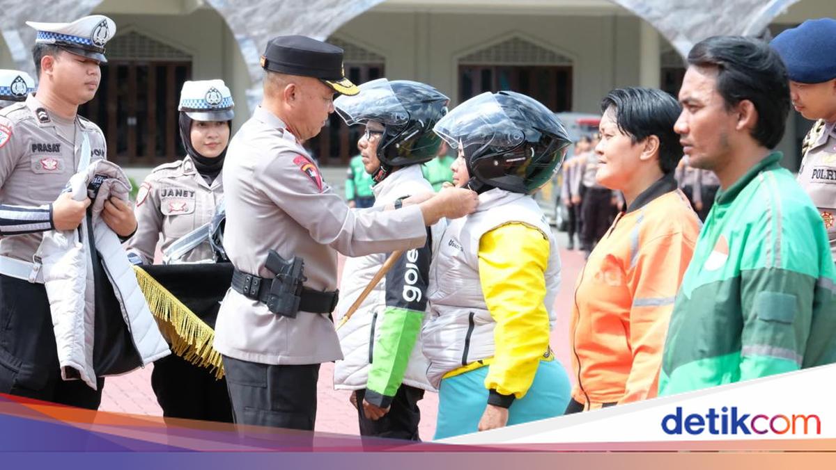 Kapolda Pimpin Apel Ojol Kamtibmas untuk Banten Aman