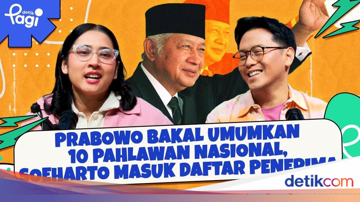 Prabowo Bakal Umumkan 10 Pahlawan Nasional, Soeharto Masuk Daftar Penerima