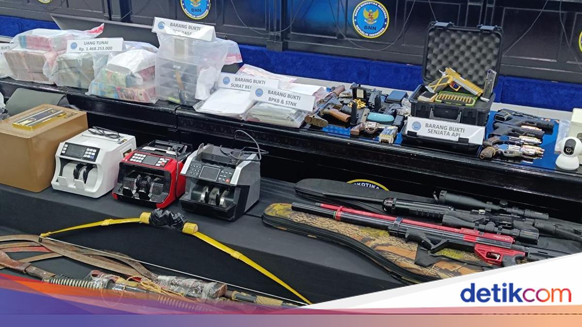 BNN: Bandar Narkoba Siapkan Senpi dan Sajam untuk Lawan Aparat