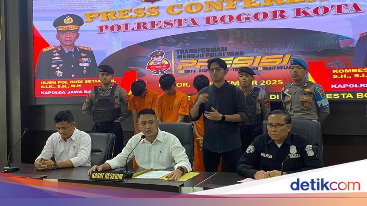 Polresta Bogor Tangkap 2 Kelompok Tawuran Remaja, 4 Pelaku Dijerat-Sajam Disita