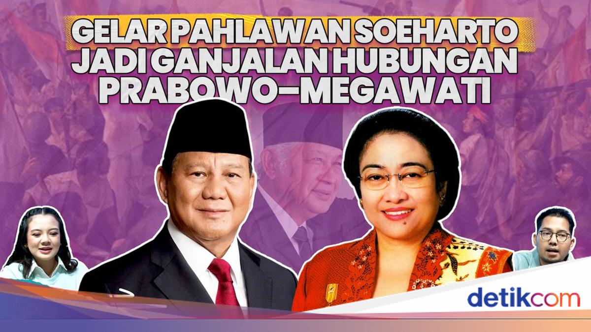 Hubungan Mega-Prabowo Usai Penggelaran Pahlawan untuk Soeharto