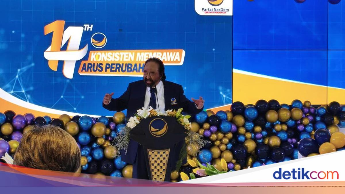 NasDem HUT ke-14, Paloh: Kita Harus Ambil Pengalaman dari Parpol Senior