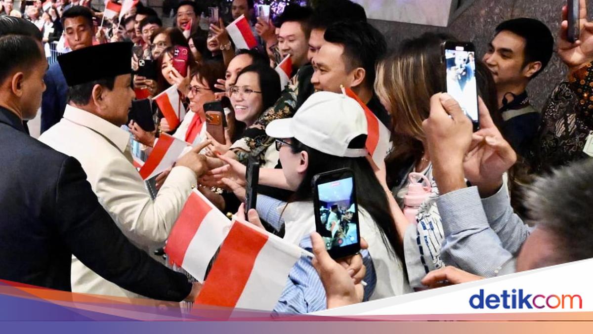 Momen Diaspora RI di Australia Sambut Kedatangan Prabowo