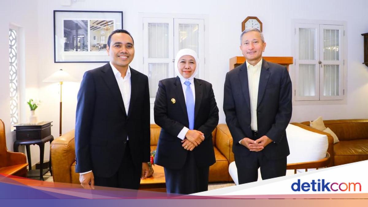 Gubernur Jatim Temui Menlu Singapura, Bahas Penguatan Berbagai Kerja Sama