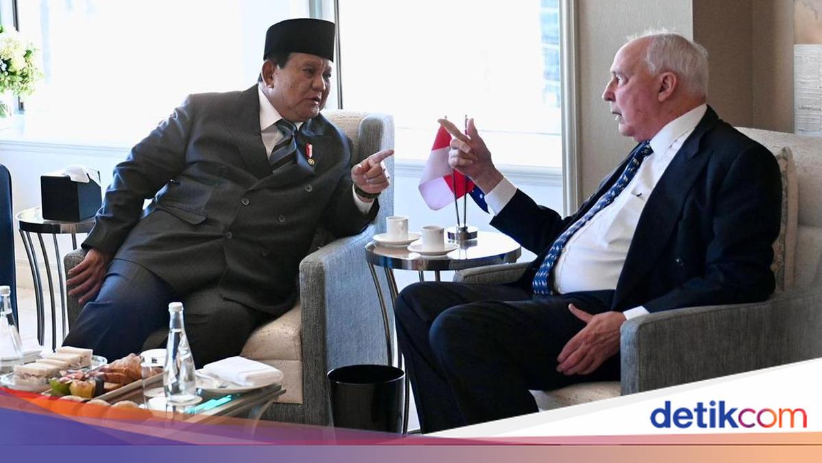 Prabowo Bertemu Eks PM Australia Paul Keating, Akui Dapat Banyak Masukan