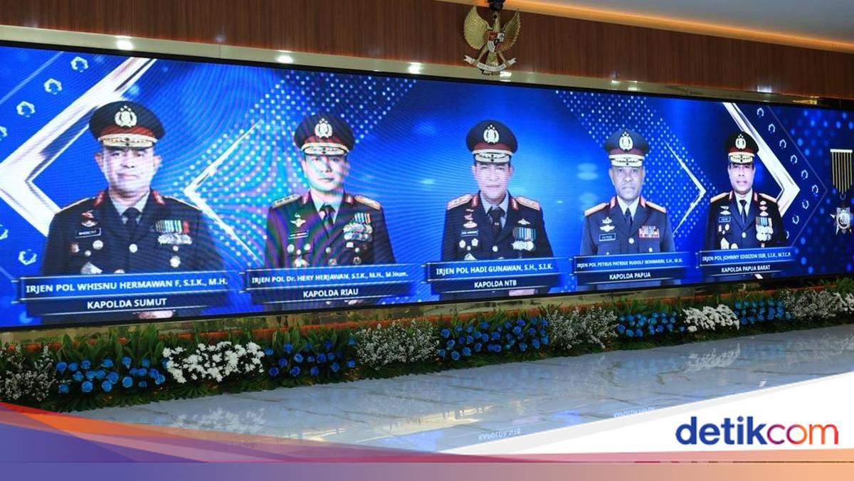 Kapolda Riau hingga Papua Barat Terima Anugerah Bintang Bhayangkara Pratama