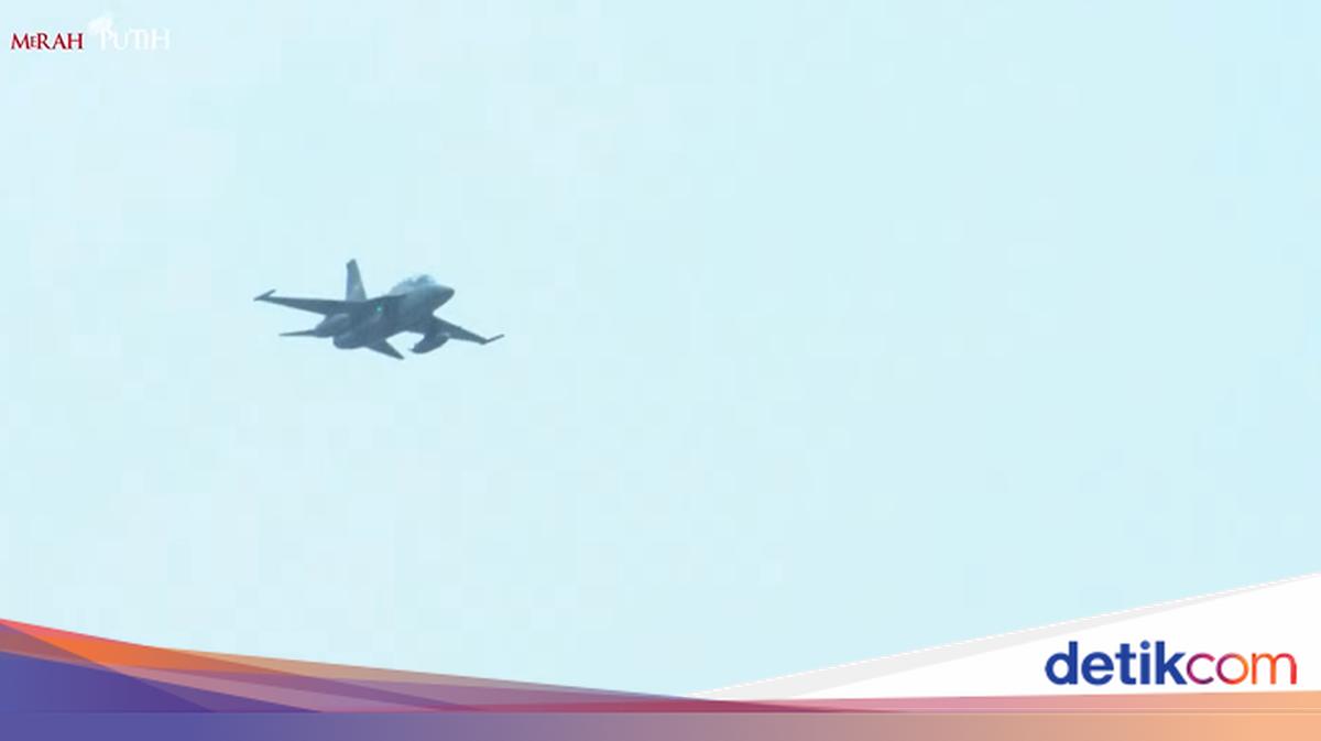 Jet Tempur F-16 TNI AU Kawal Raja Yordania Abdullah II Tinggalkan RI