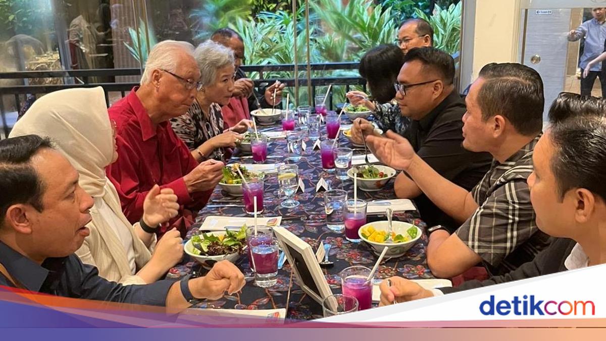 Makan Malam Bersama Mantan PM Singapura, Walkot Pekanbaru Bahas Pembangunan Kota