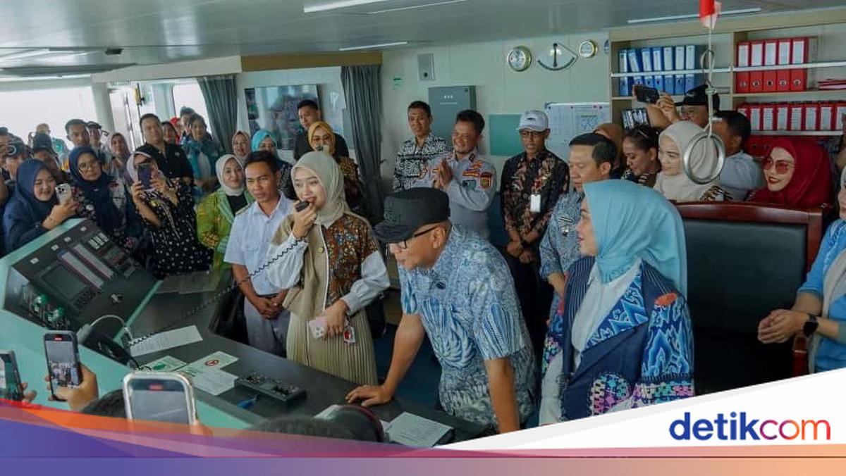 Pemprov Lampung Resmi Operasikan KMP Dalom 1 di Lintas Bakauheni-Merak