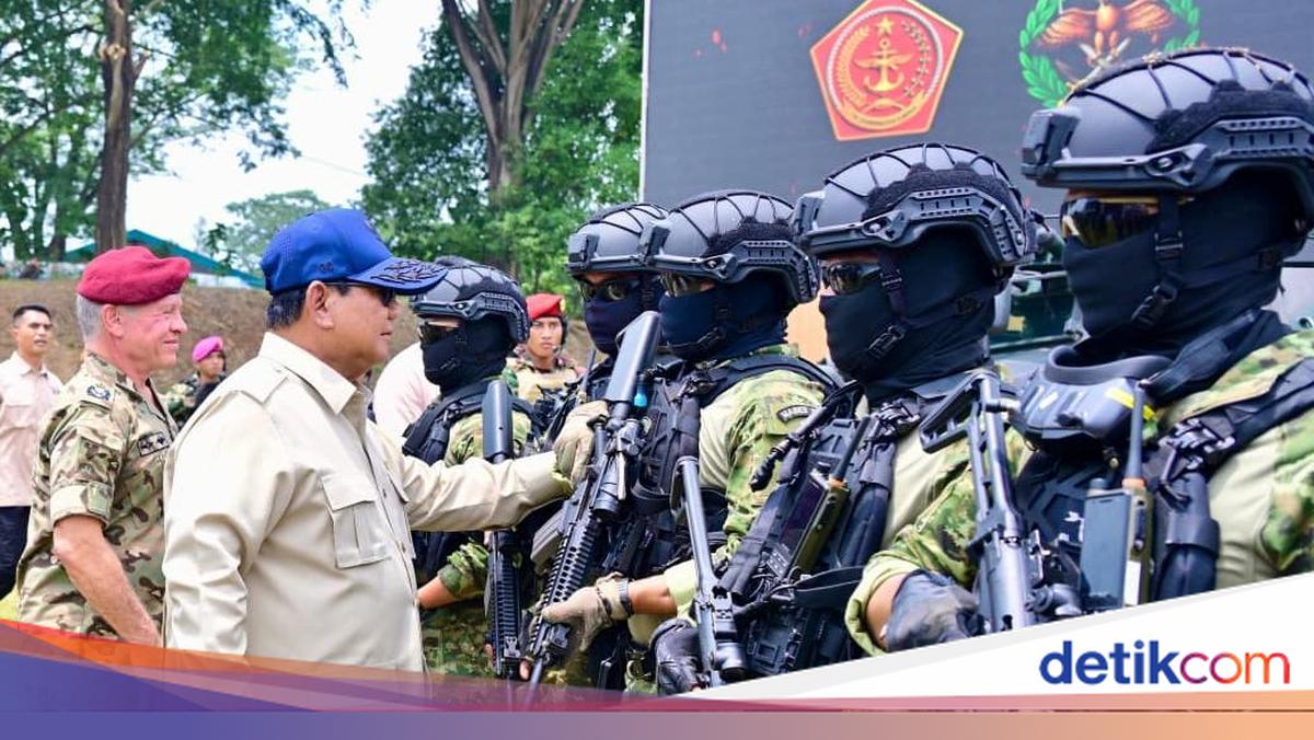Prabowo dan Raja Abdullah II Saksikan Demontrasi Drone TNI-Tentara Yordania