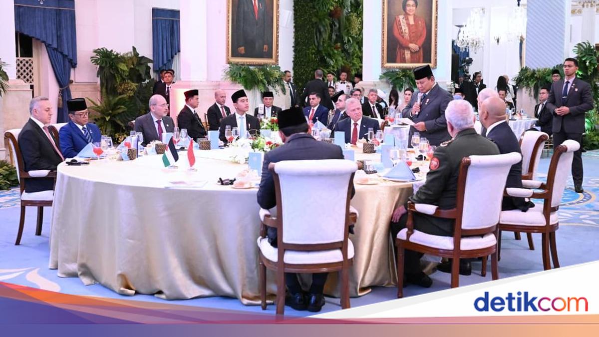 Prabowo Jamu Makan Malam untuk Persahabatan, Raja Yordania Lempar Pujian