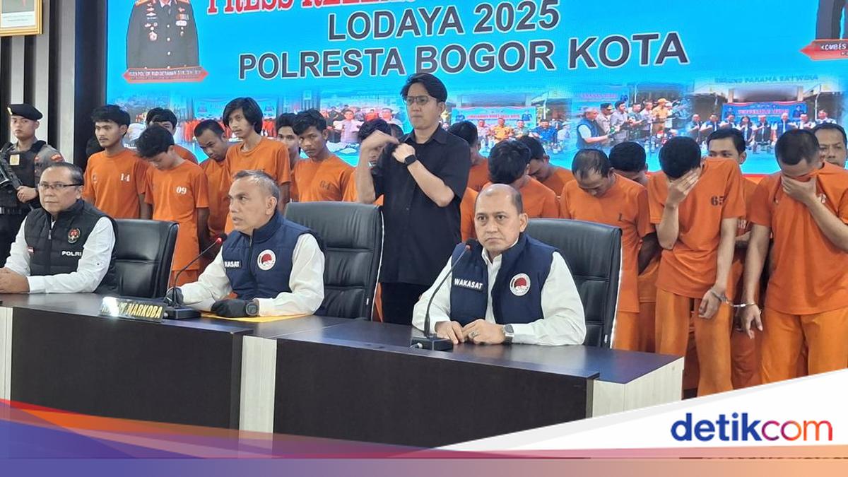 2 dari 22 Pelaku Peredaran Narkoba yang Ditangkap Polresta Bogor Residivis