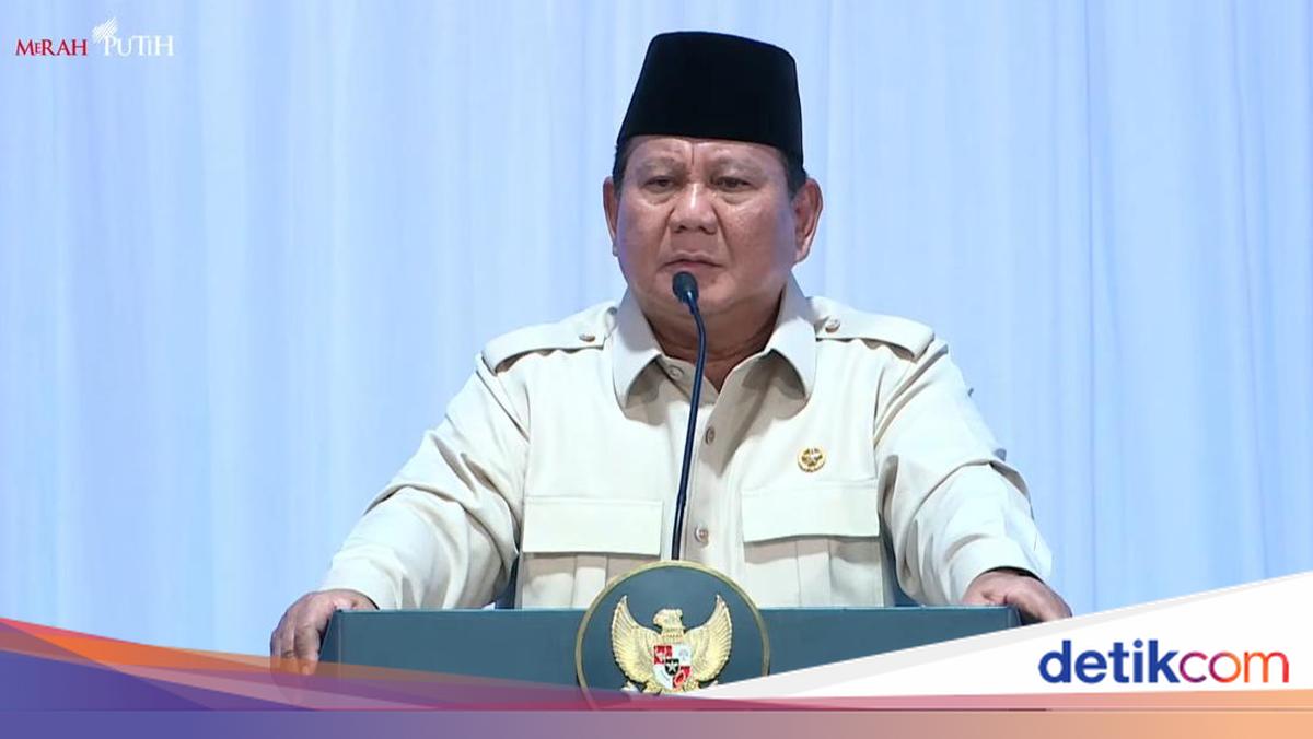 Prabowo Tanggapi Kasus Keracunan MBG: Saya di Rumah Saja Sering Salah Makan