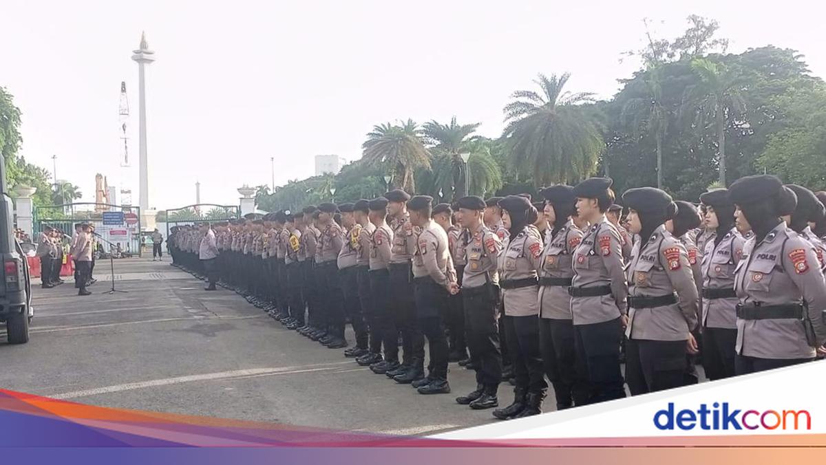 Bakal Ada Demo Buruh di Silang Monas, 1.963 Personel Gabungan Disiagakan