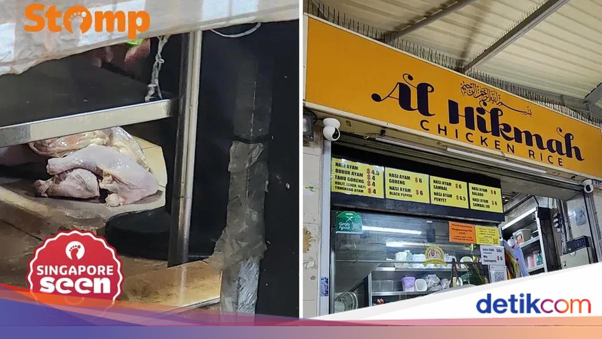 Jorok! Di Gerai Ini Ayam Mentah Ditaruh di Lantai Sebelum Dimasak