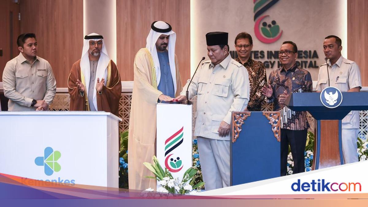Rasa Beruntung Prabowo Resmikan RS yang Diinisiasi Jokowi