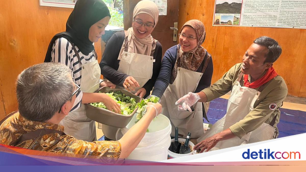Seru! Ratusan Peserta Buat Pupuk Bokashi-Ikut Tanam Polybag di KBA Cidadap